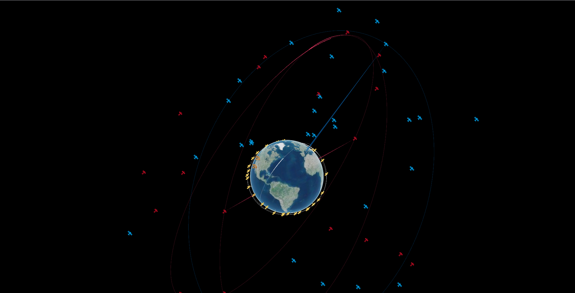 EasyGlobe 星座运行态势孪生场景展现